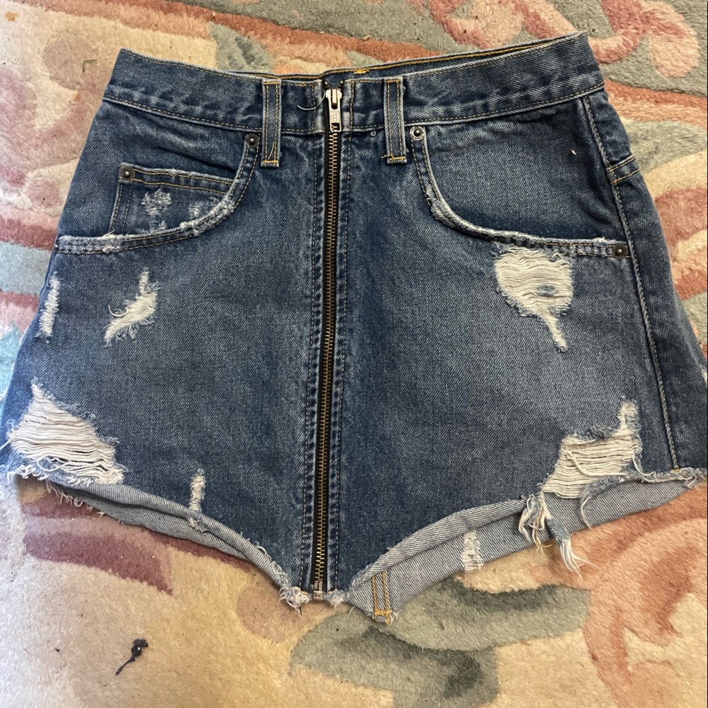 Carmar Denim by LF Jean Skirt